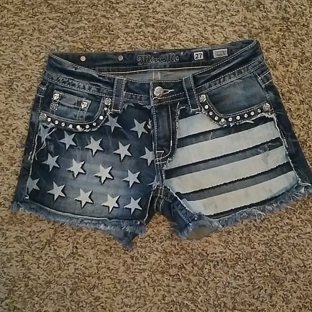 MissMe flag shorts